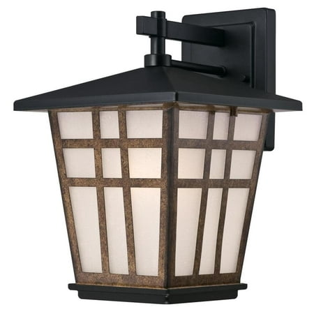 Stained Glass Outdoor Wall Lights Westinghouse 6358200 Rollins 1-Light 13