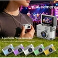 thumbnail image 5 of Thumb-Sized Flip Screen Mini Camera - Digital Retro Ccd High-Definition Portable Small Camera, Mini Digital Cameras Keychain Retro, for Travel Party Vlog, 5 of 6