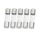 thumbnail image 1 of Ofertas Únicas 5 Pcs 0.39x1.50 Pulgadas Fusible de Vidrio Universal AGU 50A - Coche - Tubo Metalizado Plateado, 1 of 7