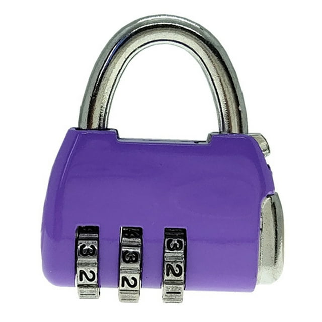 Digit Cadenas à Combinaison 3 Chiffres Sécurité Serrure en Alliage de Zinc Robuste pour Valise