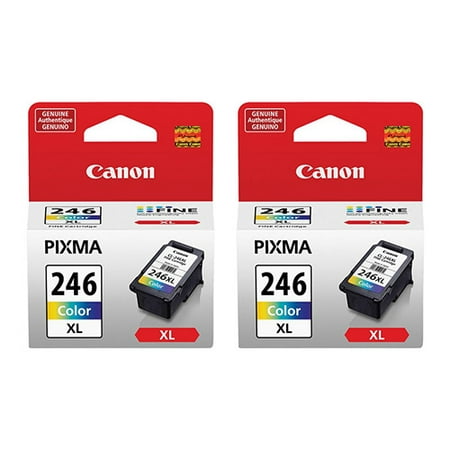 Canon CL-246 XL Color Ink Cartridge with Inkjet Technology 8280B001 (2-Pack) Canon CL-246 XL Color Ink Cartridge (2-Pack) Brand New The Canon CL-246 XL Color Ink Cartridge is specifically designed to work with Canon printers for exceptional reliability and performance. The ink cartridge features FINE (Full-Photolithography Inkjet Nozzle Engineering) technology that produces beautiful photos and amazing longevity. CL-246 XL Color Ink Cartridge Features: Print Technology: Ink-Jet Print Color: Muticolor Typical Yield Type: High Yield Maximum Print Per Unit: 300 Pages