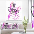 thumbnail image 1 of Design Art - Cute Pink Dog with Heart Glasses, 1 of 3