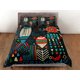 thumbnail image 3 of Artes populares africanas colorido juego de cama funda nórdica, ropa de cama boho, étnica tribal, 3 of 4