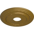 thumbnail image 3 of Ekena Millwork 15 3/8"OD x 3 5/8"ID x 1"P Dublin Ceiling Medallion (Fits Canopies up to 8 1/4"), Hand-Painted Gold, 3 of 6