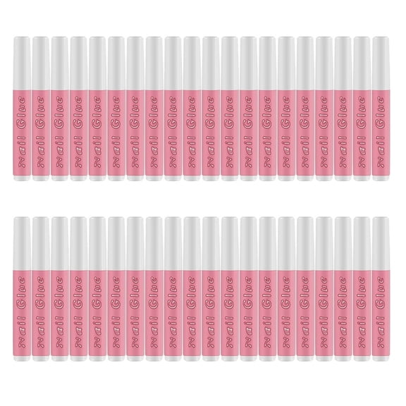 Nail Glue 40Pcs 2G - 40Pcs Nail Tip Glue Beauty Quick Drying False Adhesive Nail Glue Acrylic Make Up, Nail Tools, Nail File, Easter, St. Patrick'S Day, Valentine'S Day, Wedding, S Makeup Organizers