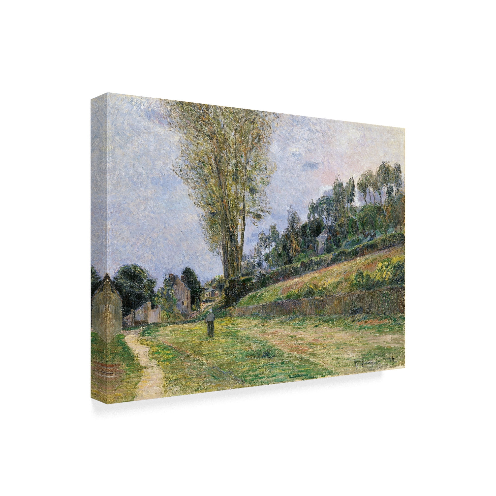 Trademark Fine Art 'Street In Rouen' Canvas Art by Paul Gauguin