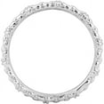 thumbnail image 3 of Sterling Silver Rhodium Cable Ring, 3 of 7