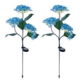 thumbnail image 1 of Luces solares para exteriores, luces de colores, luces de hortensias para decoración de patios, decoración de jardines., 1 of 5