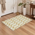 thumbnail image 2 of MASIIS 5x7 Checkered Area Rug for Kids Room, Sunny Yellow Washable Modern Geometric Carpet, Non-Slip Soft for Playroom Nursery, 2 of 5
