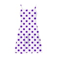 thumbnail image 6 of FamilyThread Girls Polka Dot Sleeveless Dresses Spaghetti Strap Summer Swing Twirly Sundress A-Line Dress For 4-14Y, 6 of 7