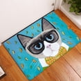 thumbnail image 1 of Cute pets Animal Pattern Anti Slip Suede Carpet Door Mat Outdoor Kitchen Living Room Floor Mat Carpet Home Decoration-week, 1 of 4