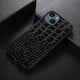 thumbnail image 2 of Crocodile Top Layer Cowhide Leather Case For iPhone 14, 2 of 4