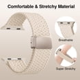 thumbnail image 3 of Correa trenzada magnética de nailon HEARTBOOM para Apple Watch, 3 of 8