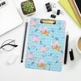 thumbnail image 7 of FMSHPON Sweet Pink Elephant Blue Clipboard Hardboard Wood Nursing Clip Board and Pull for Standard A4 Letter 13x9 inches, 7 of 7