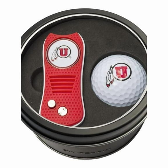 Team Golf NCAA Tin Gift Set with Switchfix Divot Tool and Golf Ball