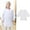 White-B, variant on Kids Painting Smock Aprons For Painting Long Sleeve White Apron With One Pocket Toddler Bibs Ages 4-8 Years For Child