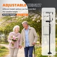 thumbnail image 6 of BeneCane Folding Cane with Dual LED Lights, Adjustable Quad Cane for Men and Women, Lightweight Aluminum Walking Cane with Self-Standing Base and Carry Bag, 6 of 8