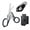 black, variant on Multifunction Scissors First Aid Expert Tactical Folding Scissors Outdoor Survival Tool Combination Gadget