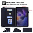 thumbnail image 4 of Samsung Galaxy Tab A8 10.5 2022 Tablet Case, SM-X200/X205/X207 Case, Dteck Embossed PU Leather Folio Flip Case with Card Slots, Multi-Angle Viewing Stand, Black, 4 of 6