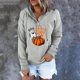 thumbnail image 3 of Gibobby Sudadera oversize mujer, Sudadera con capucha para mujer, con capucha(Gris,XG), 3 of 4