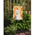 thumbnail image 2 of Carolines Treasures CK1819GF Feuilles d'Automne Collie Blanc Drapeau Format Jardin, 2 of 3