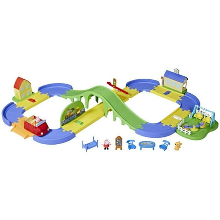UPC: 5010994114718 | Peppa Pig: Peppa’s Club All Around Peppa s Town Doll Playset