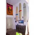 thumbnail image 4 of Vertical wood surfboard wall display rack, 4 of 4