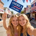 thumbnail image 1 of 20Pcs America 250th Anniversary Celebration Hand Held Banner Independence Day Celebration Hand Shake Banner For Outdoor Events Party, 1 of 5