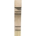 thumbnail image 5 of Ekena Millwork 6"W x 24"D x 32"H Merced Block Rough Sawn Bracket, Douglas Fir, 5 of 25