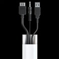 thumbnail image 2 of GlobalTone - Wall Mount Wire Cover Kit, 150 Inch Length, Paintable, Glossy White, 2 of 9
