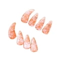thumbnail image 2 of Fiocias 8 Pieces Guzheng Finger Picks for Adult Curved Double Sided Nail Covers Finger Nail Protectors Sturdy Compact Material Comfortable Design Suitable for Learning Performance String style E, 2 of 8
