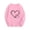 Pink, variant on Bixock Summer Cotton Long Sleeve Shirts for Toddler Boys Girls Crew Neck Print Casual Tops for Big Kids Clothing Loose Casual Pullover Base T Shirt School Uniforms Tops
