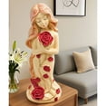 thumbnail image 4 of Adorno de rosa de resina, regalo personalizado para mujer, regalo para el Día de la Madre, decoración de cumpleaños, artesanía de rosa hecha a mano, accesorio de decoración del hogar, recuerdo único,, 4 of 7