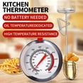 thumbnail image 5 of Nogis Instant Read Meat Thermometer, Deep Fry Thermometer, Oven Thermometer with Dial Thermometer（10-290℃/50-550℉）, 5 of 9