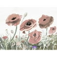 thumbnail image 3 of Maria, Robin 14x12 Black Modern Framed Museum Art Print Titled - Victory Pink Poppies II, 3 of 5