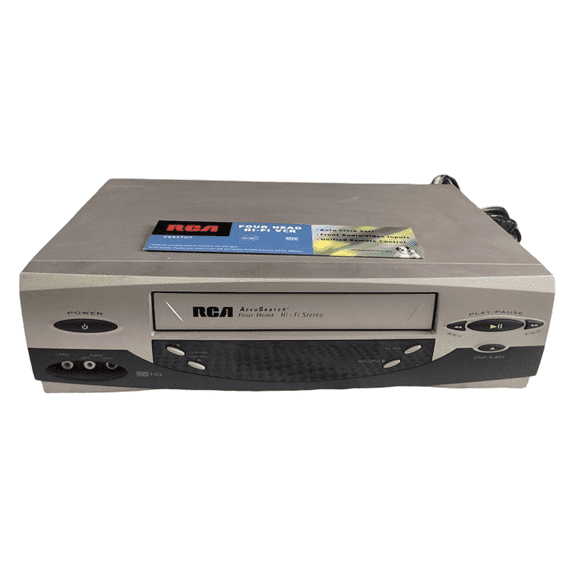 Restored RCA VR637 Hi Fi Stereo 4 Head VHS VCR Vhs Player With