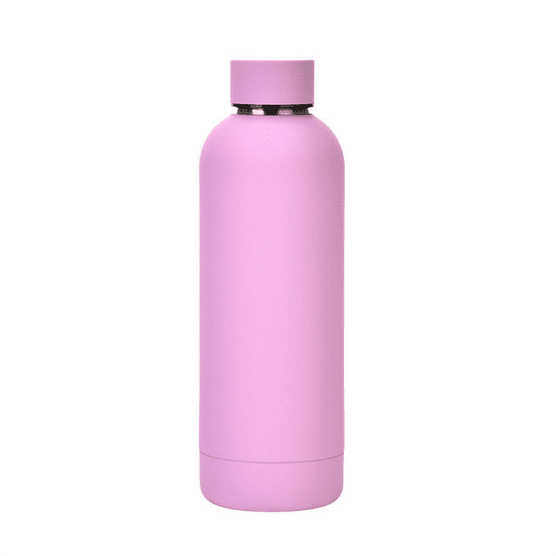 500Ml Matte Stainless Steel Vacuum Insulated Hot Cold Water Bottle