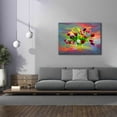 thumbnail image 3 of Epic Graffiti 'Colorful Flowers 2' by Ata Alishahi, Giclee Canvas Wall Art, 54"x40", 3 of 8