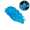 Blue, variant on Glow-in-the-Dark Garden Gravel for Landscaping, Pathways, Ponds & DIY Decor, Fluorescent Pebbles for Outdoor Use