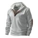 thumbnail image 2 of Ceisia Men's Regular-Fit Stand-Collar Half-Placket Cable-Knit Color-Blocked Sweatshirt Gift, 2 of 9