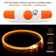 thumbnail image 2 of Miaocao Led Dog Collar, BSEEN USB Rechargeable Flash Dog Necklace Light, Pet Safety Collar Makes Your Beloved Dogs Be Seen at Night for Small Medium Large Dogs, 2 of 6