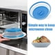 thumbnail image 4 of Cubierta protectora contra salpicaduras de microondas: tapa plegable para protección de alimentos y fácil almacenamiento: sin BPA, apta para lavavajillas, 4 of 5