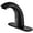 Matte Black, variant on Brushed Gold Touchless Bathroom Sink Faucet - Battery Operated Automatic Motion Sensor Hands Free Faucet with Hot and Cold Mixing Valve