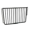 Cardinal Gates SS30OD Outdoor Dog Gate for Stairs – Adjustable Aluminum Safety Gate for Kids & Pets – Toddler Gate for Patio, Deck, Porch – Wall Mounted – Black – Screw in