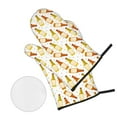 thumbnail image 2 of Oven Mitts and Pot Holders 4 Piece, Beer Bottles High Heat Slip Resistant Oven Mitt and Trivets Set Kitchen Oven Glove Pot Holders for Cooking Baking Grilling, 2 of 7