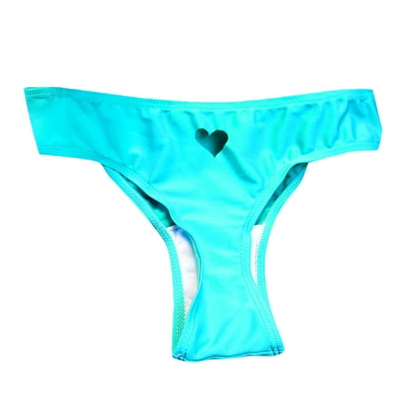 Womens Seaxy Bikini Bottoms Tie Side Brazilian Beachwear Swimsuit Bottom Size S