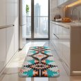 thumbnail image 4 of Colorful Geometric Triangle Diamond Pattern Kitchen Rug Mat,Kitchen Runner Rugs Non Skid Washable,Decorative Kitchen Floor Mats for Kitchen,Sink,Laundry,17"x47.2", 4 of 7