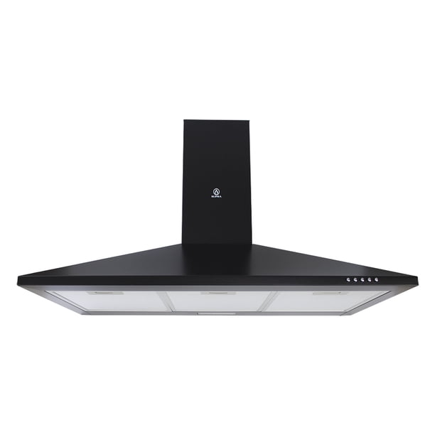 Campana SUPRA CM-90-BLACK de pared 90 cm Negro