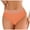 Orange, variant on vigerkar Women's Seamless -Lifting Panties - Mid-Rise Full Coverage Underwear with Color-Block Design & Tummy Control Coffee, XS