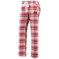 thumbnail image 2 of Women's Concepts Sport Red/Black Tampa Bay Buccaneers Accolade Flannel Pants, 2 of 4